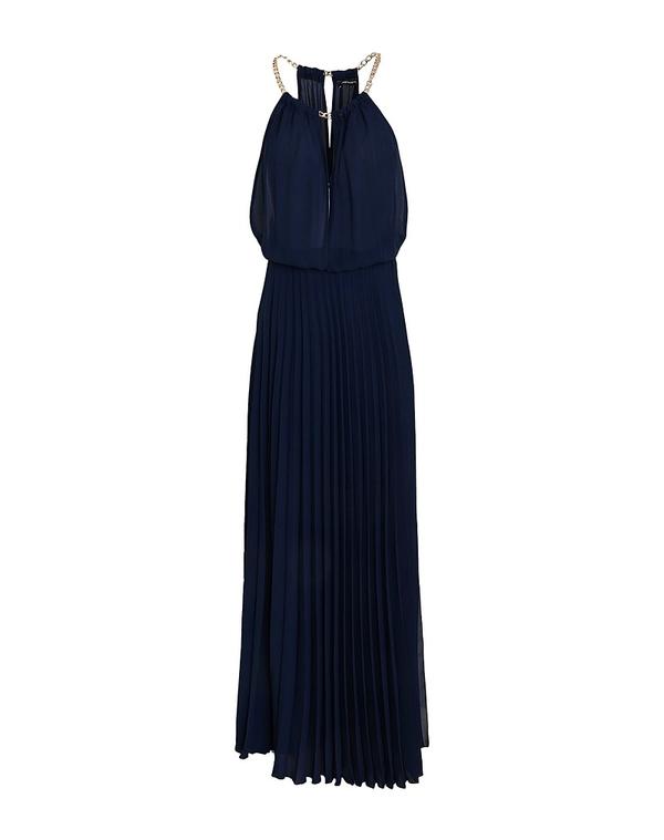 クリスチーナエフェ レディース トップス ワンピース CRISTINAEFFE プリーツドレス Midnight Blue ブルー