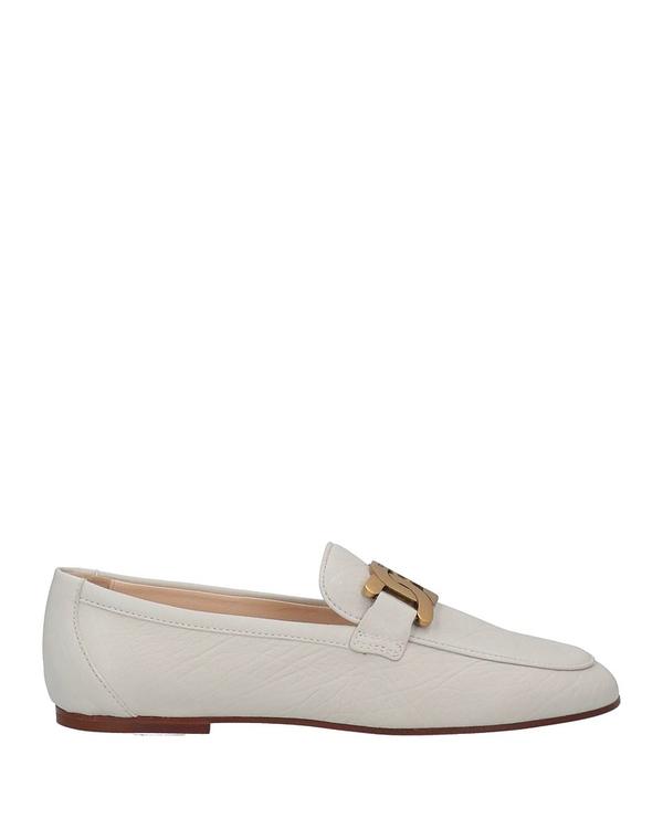トッズ レディース シューズ スリッポン・ローファー TOD'S モカシン Light Gray グレー