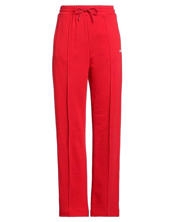 エムエスジイエム レディース ボトムス 心地好いズボン下 MSGM スウェットパンツ Red 赤いこと