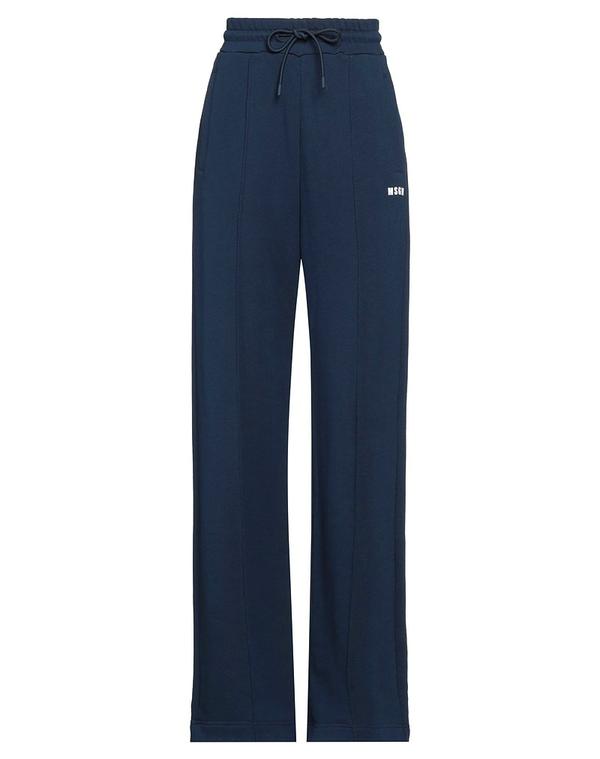 エムエスジイエム レディース ボトムス 心地好いズボン下 MSGM スウェットパンツ Navy 米国海軍
