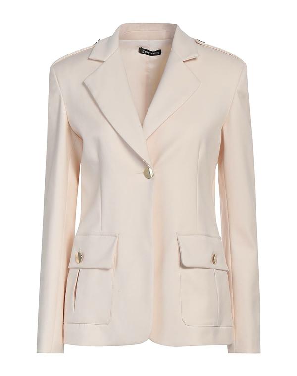 クリスチーナエフェ レディース アウター ジャケット・ブルゾン CRISTINAEFFE テーラードジャケット Off White オフホワイト|ReVida 店