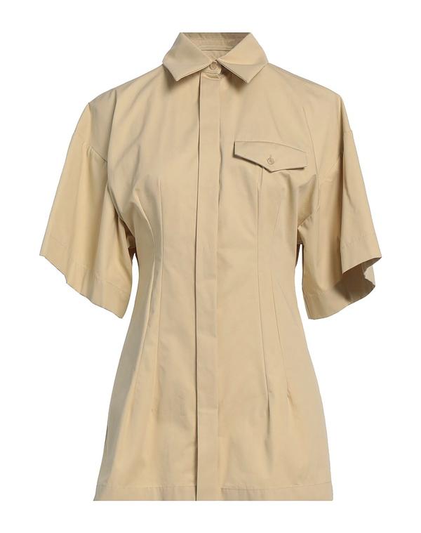 スポーツマックス レディース トップス シャツ SPORTMAX 無地シャツ＆ブラウス Beige ベージュ