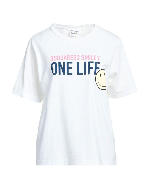 ディースクエアード レディース トップス Tシャツ DSQUARED2 Ｔシャツ White ホワイト
