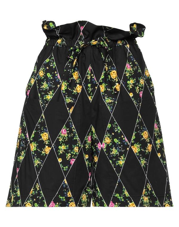 エムエスジイエム レディース ボトムス ハーフパンツ・ショーツ MSGM ショートパンツ＆バミューダパンツ Black ブラック