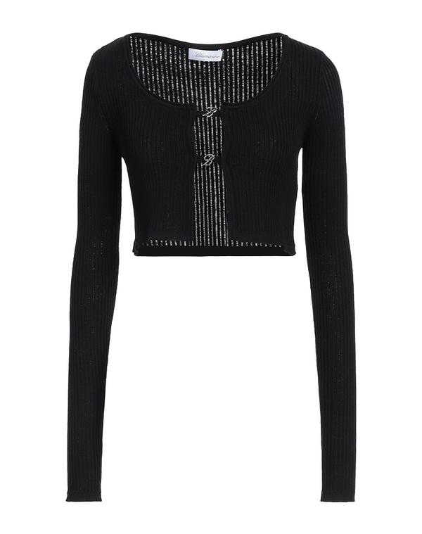 ブルマリン レディース アウター カーディガン BLUMARINE カーディガン Black ブラック