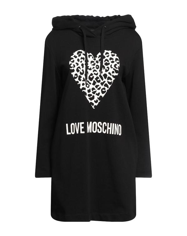 優しいこと モスキーノ レディース トップス 衣装 LOVE MOSCHINO ミニ衣装・お召しもの Black 黒いこと レディースファッション-ワンピース