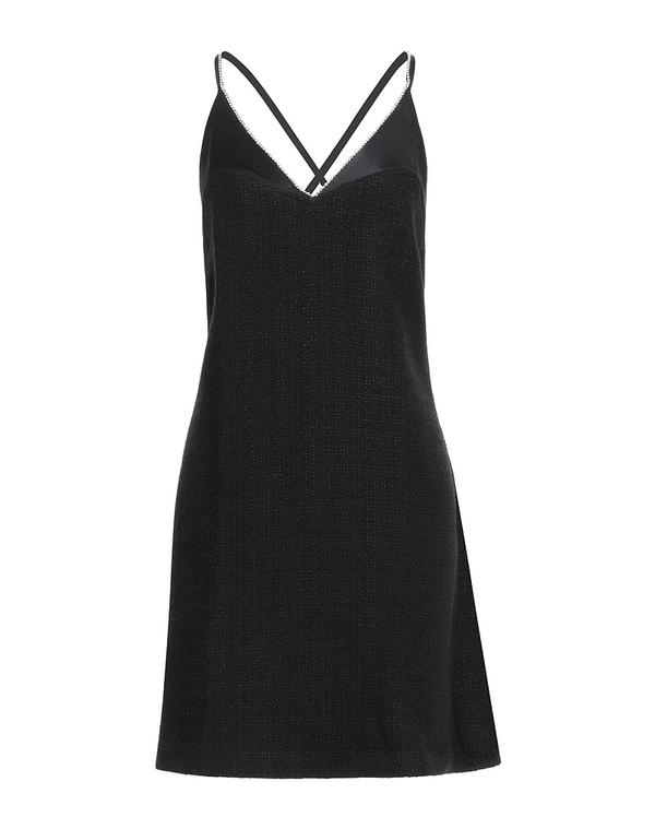 サンドロ レディース トップス ワンピース SANDRO ミニワンピース・ドレス Black ブラック