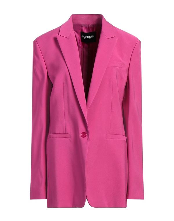 ドンダップ レディース アウター ジャケット・ブルゾン DONDUP テーラードジャケット Fuchsia フューシャ