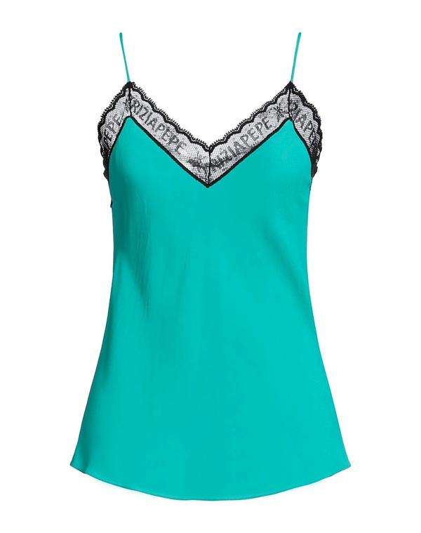 パトリツィア ペペ レディース トップス シャツ PATRIZIA PEPE キャミソール Emerald エメラルド