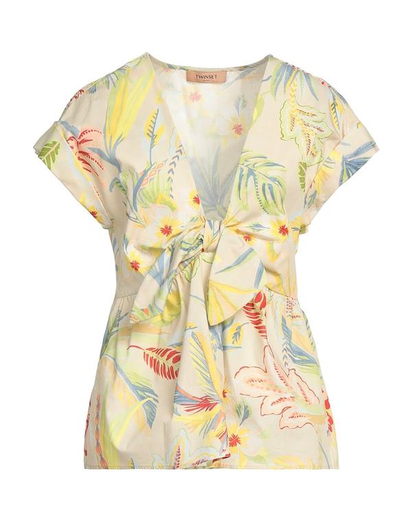 ツインセット レディース トップス シャツ TWINSET トップス Off White オフホワイト｜ReVida 店