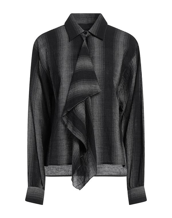 ハイ レディース トップス シャツ HIGH 柄入りシャツ＆ブラウス Black ブラック
