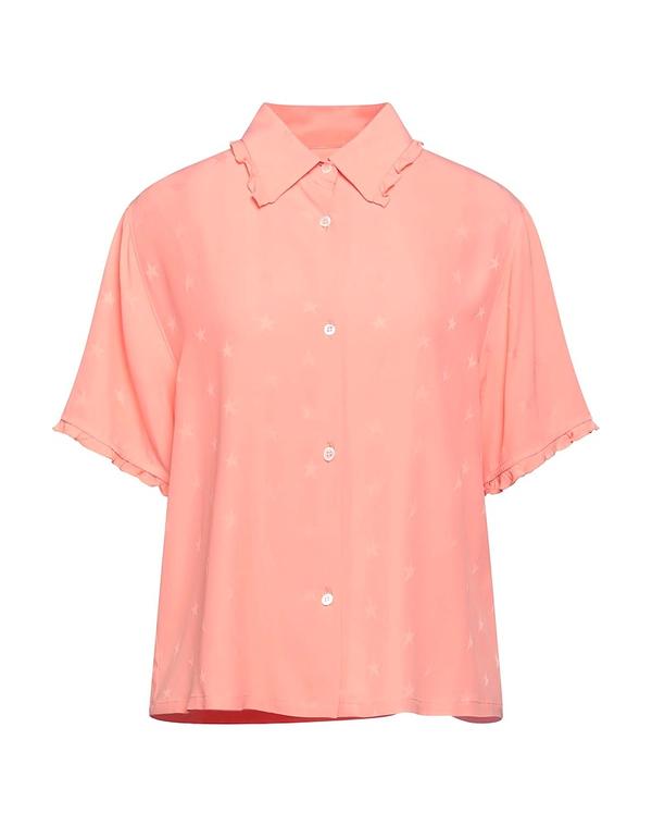 アリーニ レディース トップス シャツ AGLINI 無地シャツ＆ブラウス Salmon Pink ピンク