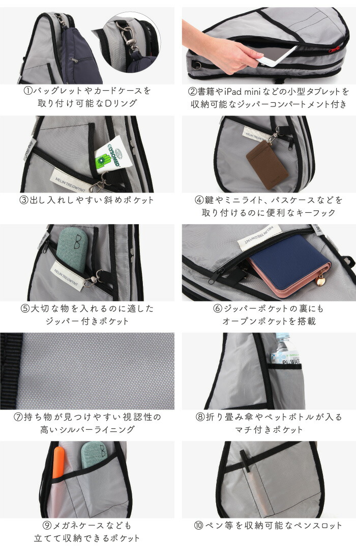 楽天市場 ヘルシーバックバッグ Healthy Back Bag Sサイズ メリン トレグウィント ショルダーバッグ 斜めがけ 斜め掛け 肩掛け ワンショルダー メンズ レディース 可愛い かわいい かっこいい おしゃれ 通勤 小さい 小さめ ナイロン 中学生 高校生 大人 使いやすい