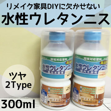 楽天市場 水性ウレタンニス 上塗塗料 300ml ツヤあり 透明クリヤー つや消し 水性塗料 屋内 木部 リメイク 家具 ペンキ 壁紙 和信ペイント コーティング 環境対応塗料 ニス リウォール