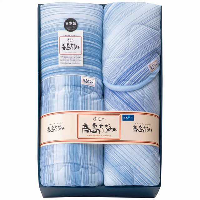 15%尖んがりUP／高島ちぢみ／サラッと好いたらしい 肌布団＆敷パッティング仕掛ける