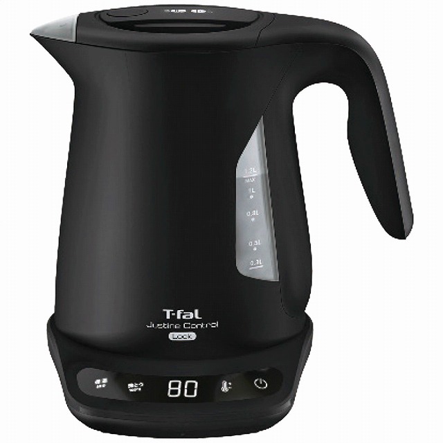 10%ポイントUP／ティファール／ジャスティンロック コントロール 電気ケトル1.2l