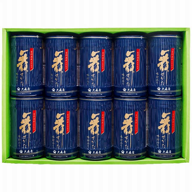 10%ポイントUP大森屋●／舞すがた味のり卓上詰合せ NA-50G
