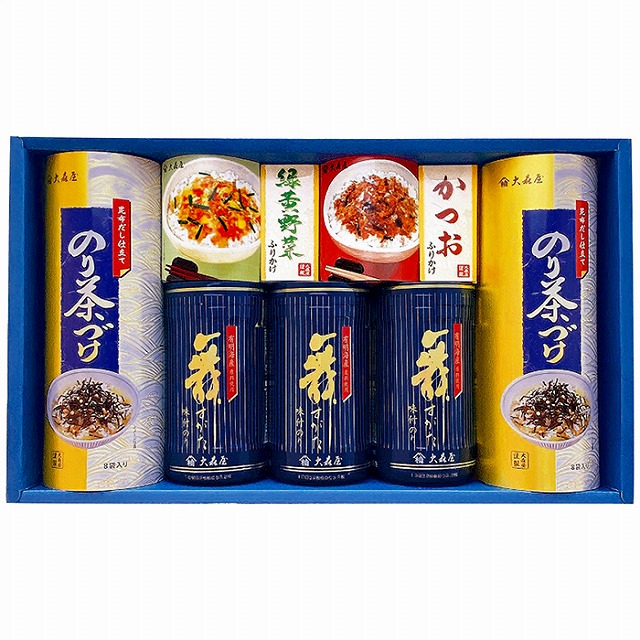 10%ポイントUP大森屋●／卓上のり・お茶漬・ふりかけ詰合せ NTF-30G 4,558円