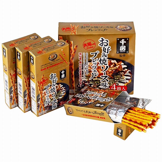 15%ポイントUPやまや お好み焼きソース味プレッツェル4箱入|レインボーやまむら