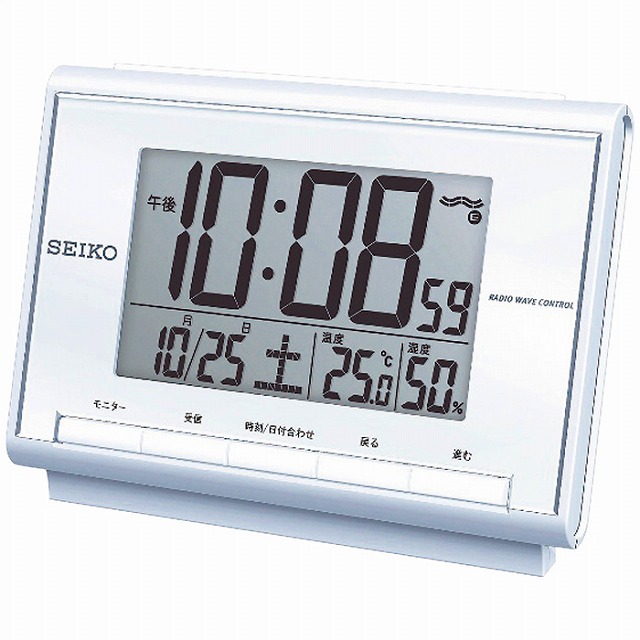 10%ポイントUPセイコー●／電波目覚まし時計