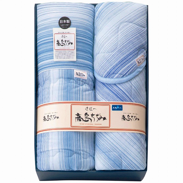 15%尖んがりUP高島ちぢみ●／サラッと好いたらしい 肌布団＆敷パッティング仕掛ける