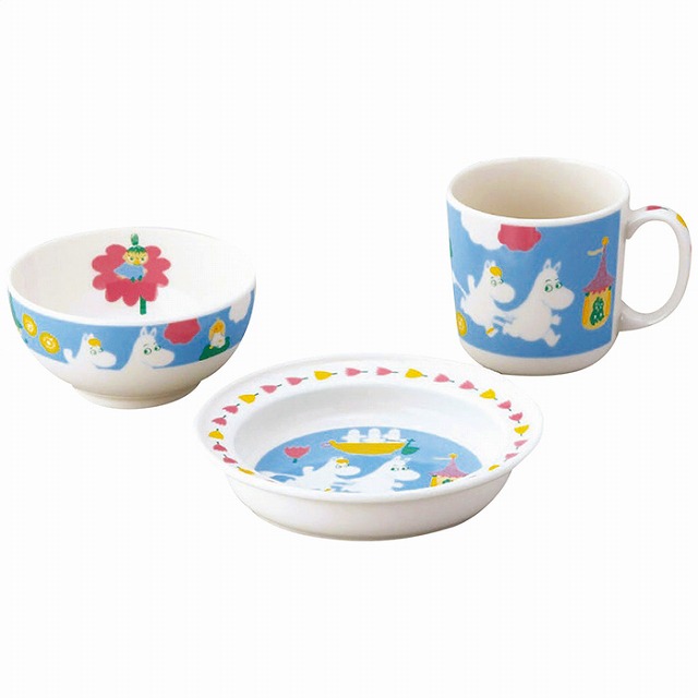 10%ポイントUPムーミン●／お子様食器3ピースセット