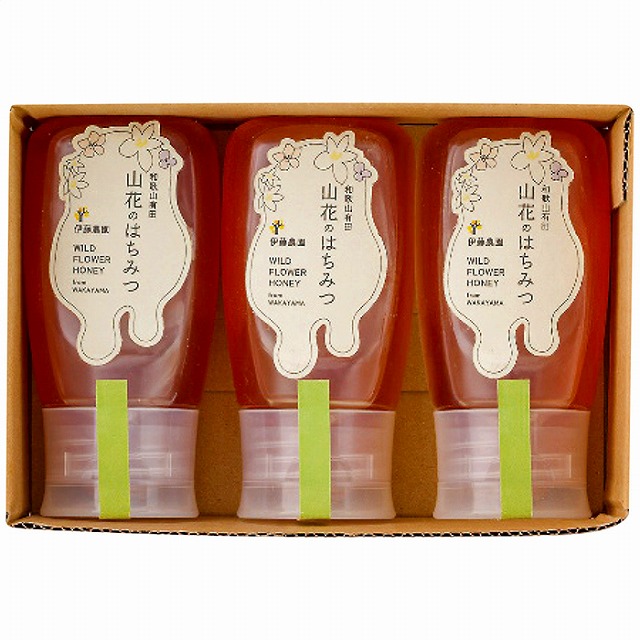 10%ポイントUP伊藤農園●／山花はちみつ3個セット n612-1-3g