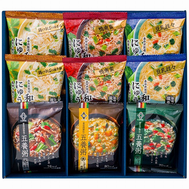 10%ポイントUPくらすわ●／和養生にゅうめん3種と五養粥3種 9食セット WGK-30