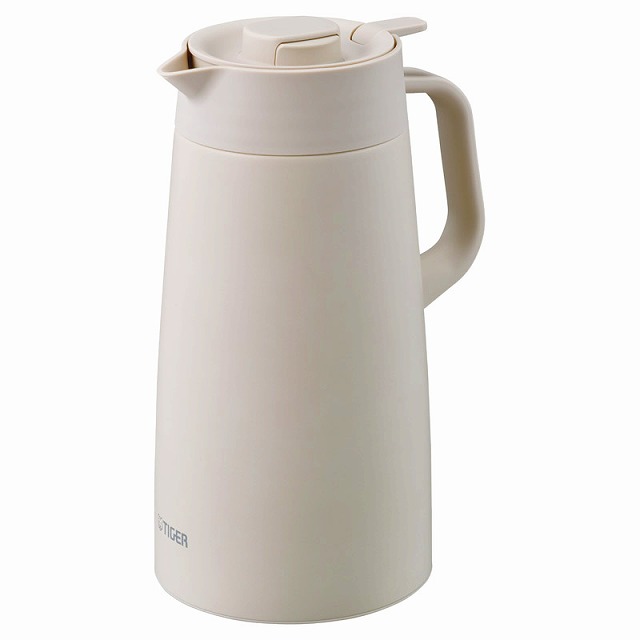 10%尖んがりUP／●タイガー魔法瓶／無意味さ断熱ステンレス鋼ポット1.6L●色つや／イーグレットホワイト