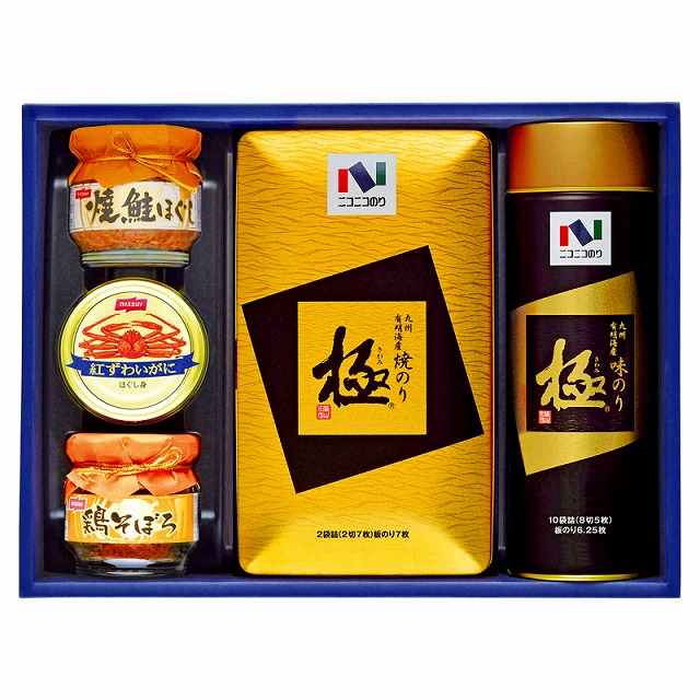 ●ニコニコのり／MBシリーズ／「極」味のり･焼のり･瓶･缶詰合せ