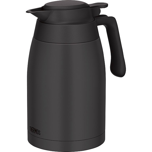 10%尖んがりUP／サーモス ステンレス鋼ポット（１．５(ｌ)）●色柄印字機／うす暗い薄墨色