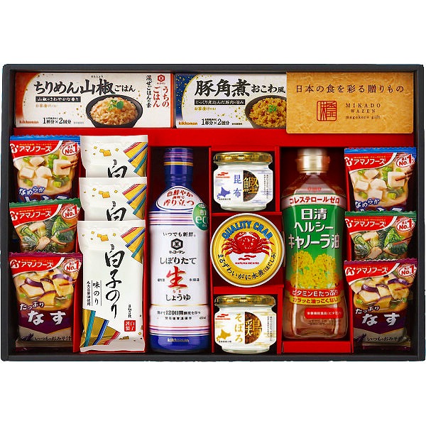 10%ポイントUP／味香門和膳（みかどわぜん）　アマノフーズ＆キッコーマン和食詰合せ
