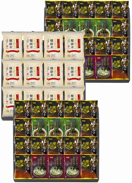 20%ポイントUP／千莉菴●／からだにやさしさ＋ 国産フリーズドライ ほうおうスープ 「金賞健康米」セット