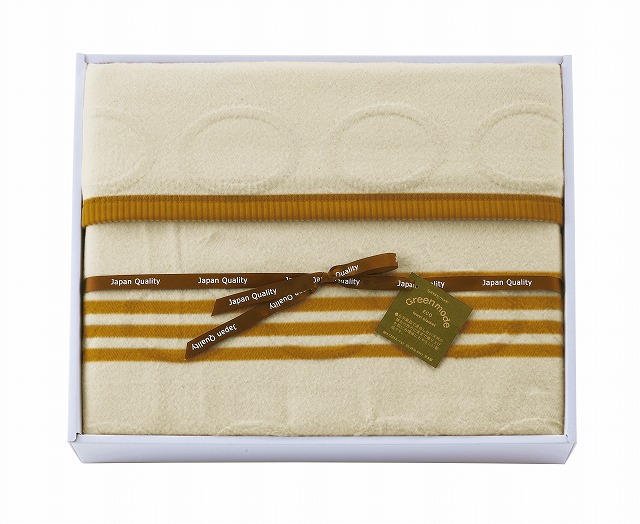 20%ポイントUP／日本製 綿毛布 エコドット シルク混綿毛布