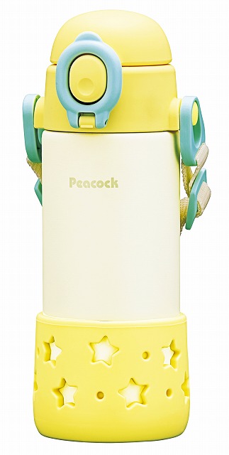 20%ポイントUP／ピーコック●／ベビーストローマグ ベルト付 400ml●／スターイエロー