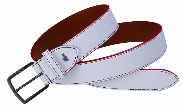 15%ポイントUP／LACOSTE／ベルト●カラー／ホワイト｜レインボーやまむら