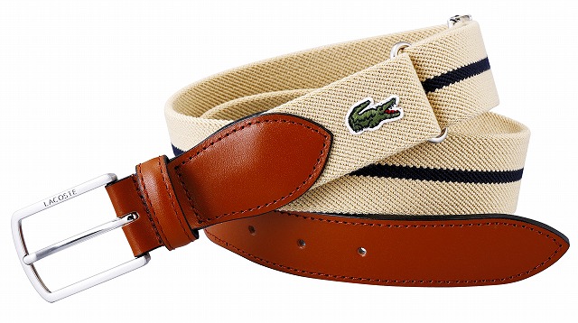 10%ポイントUP／LACOSTE／ベルト●カラー／ベージュ
