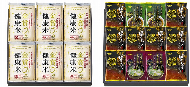 国産ﾌﾘｰｽﾞﾄﾞﾗｲ ほうおうｽｰﾌﾟ 「金賞健康米」ｾｯﾄ  FD2SR-0604