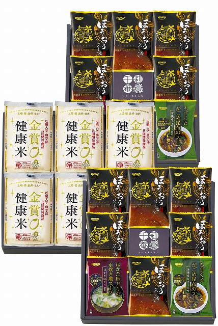 国産ﾌﾘｰｽﾞﾄﾞﾗｲ ほうおうｽｰﾌﾟ 「金賞健康米」ｾｯﾄ  FD3SR-0704