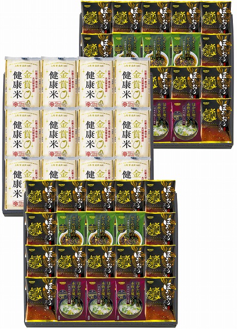 国産ﾌﾘｰｽﾞﾄﾞﾗｲ ほうおうｽｰﾌﾟ 「金賞健康米」ｾｯﾄ  FD3SR-1604