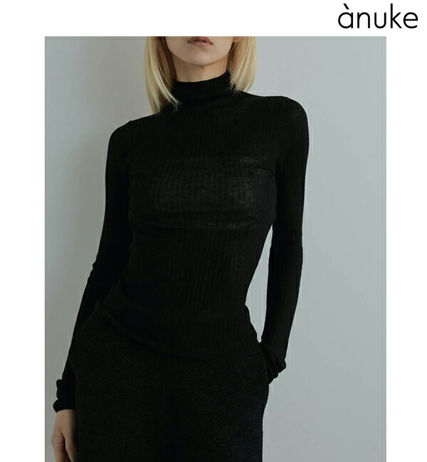 楽天市場】【即日出荷】anuke アンヌーク Wool Zip Knit 24秋冬
