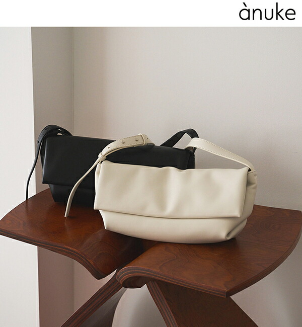 楽天市場】【即日発送】anuke アンヌーク Ecoleather Boston Bag