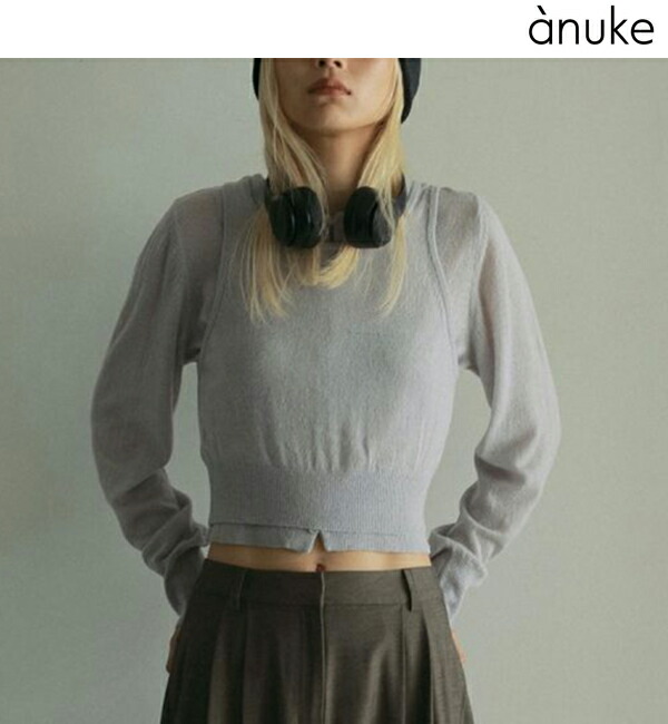 新品タグ付　アンヌーク★Vneck Lace Blouse ànuke online store（アンヌーク） / Vneck Lace BlouseVneck