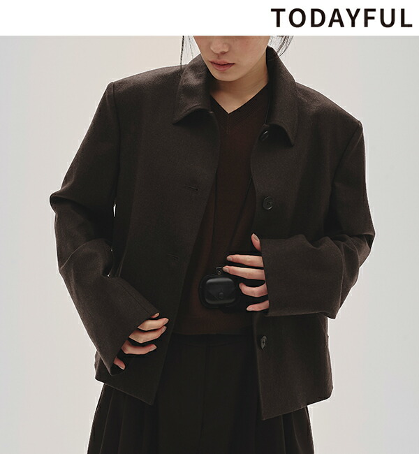 TODAYFUL レザーオーバージャケット TODAYFUL トゥデイフル LIFE's ライフズ Ecoleather Over Jacket