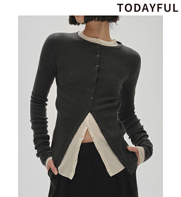 楽天市場】TODAYFUL トゥデイフル Silkwool Knit Cardigan
