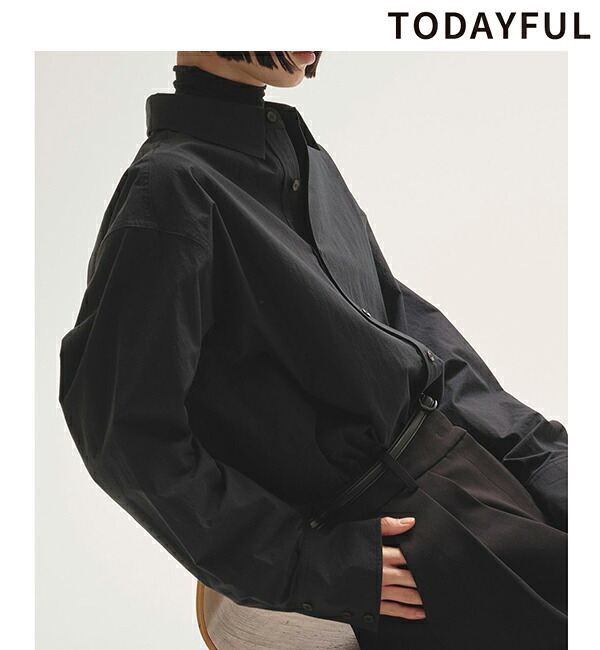 【SALE30%OFF+エントリーでP2倍】【即日発送】TODAYFUL トゥデイフル Typewriter Box Shirts 12520416 タイプライターボックスシャツ 2025winter 2025冬 新作 キャンセル返品不可