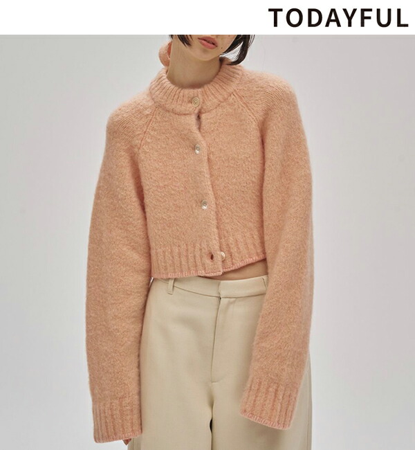 【SALE20%OFF+エントリー&カードでP4倍】【即日発送】TODAYFUL トゥデイフル Brashed Knit Cardigan 12520530 ブラッシュドニットカーディガン 2025winter 2025冬 新作 キャンセル返品不可