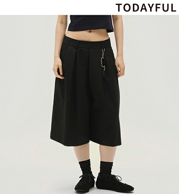 【追加生産決定】【予約商品】TODAYFUL トゥデイフル Twill Bermuda Pants 12610713 7月中～8月中入荷予定 後払い決済利用不可 ツイルバミューダパンツ ハーフパンツ 2026spring/summer 2026春夏 新作 キャンセル返品不可