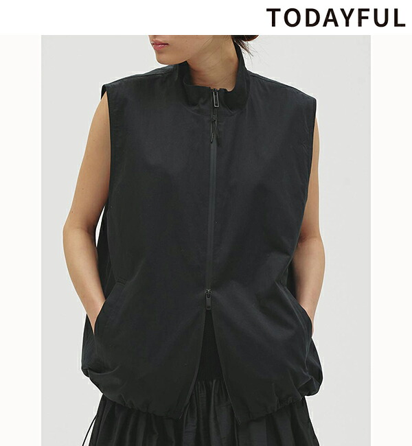 【即日発送】TODAYFUL トゥデイフル Standcollar Zip Vest 12610109 2026Prefall 2026秋冬 新作 キャンセル返品不可|セレクトショップreal
