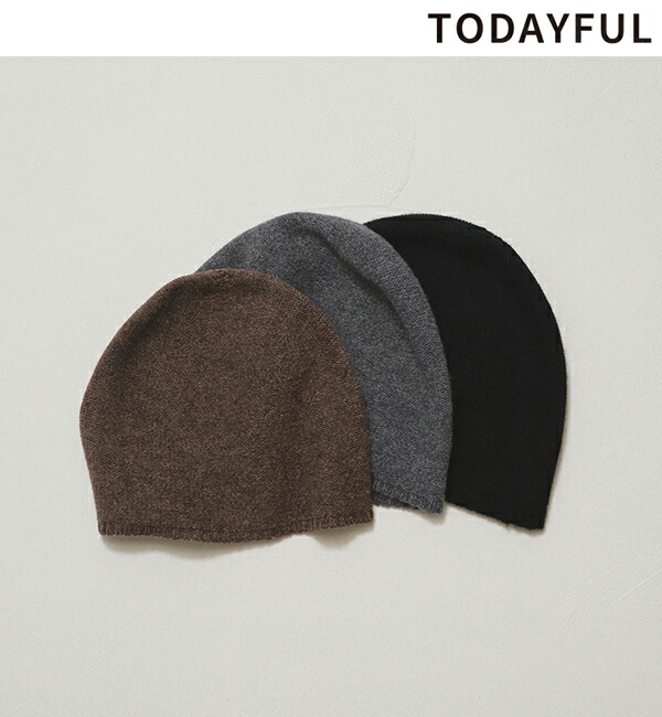 【取っておく商いもの】TODAYFUL トゥデイフル  Seamless Cashmere Beanie 12621013 9月中～10月中入荷予定を組む ネコポス貨物輸送無料 信用販売決済当てはめる不可 2026Prefall 2026秋冬 新作 とり止める返品不可